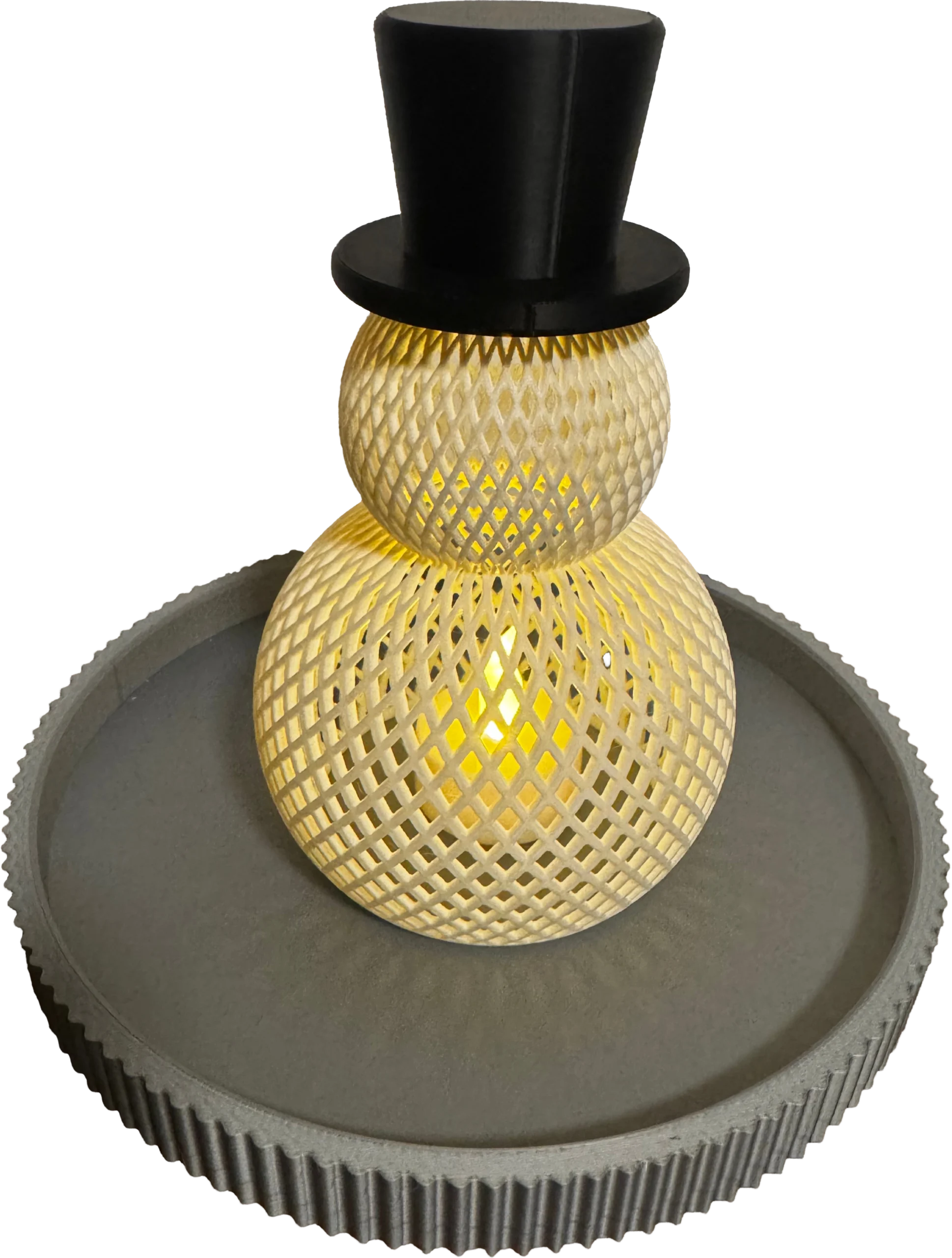 Hóember LED mécsestartó – a tél legaranyosabb hangulatfénye