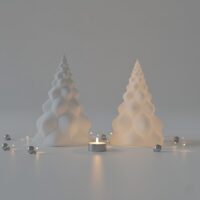 Havas fenyő lámpás – 3D nyomtatott adventi dekoráció