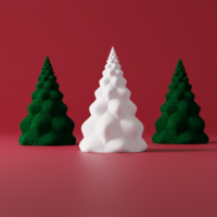 Havas fenyő lámpás – 3D nyomtatott adventi dekoráció
