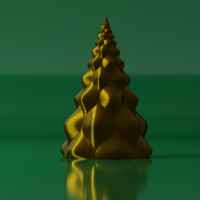 Havas fenyő lámpás – 3D nyomtatott adventi dekoráció