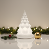Havas fenyő lámpás – 3D nyomtatott adventi dekoráció