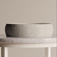 Hópelyhes adventi tál – 3D nyomtatott adventi dekoráció