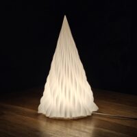 Pliszé fenyő lámpás – 3D nyomtatott adventi dekoráció