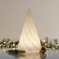 Pliszé fenyő lámpás – 3D nyomtatott adventi dekoráció